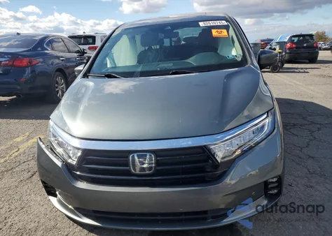 2021 Honda Odyssey Touring from USA, damaged, VIN 5FNRL6H82MB006451